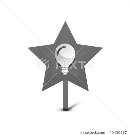 Light bulb, new idea concept web button Light bulb, new idea concept web button 40439887