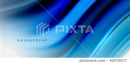 Blurred fluid colors background, abstract waves lines, vector illustration Blurred fluid colors background, abstract waves lines, vector illustration 40439977