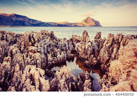 Fantastic views of the sea with blue sky. Fantastic views of the sea with blue sky. 40440050