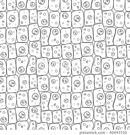 Cellular structure of live matter seamless pattern 40443530