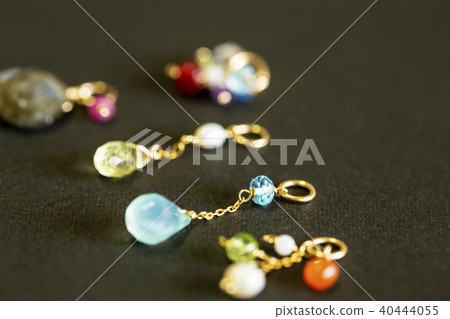 Colorful stone necklace top 40444055