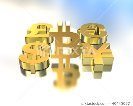 CG Currency Yen Dollar Euro Pound Bitcoin 40445097