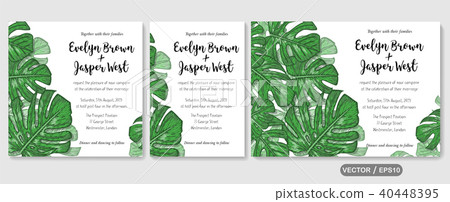 Wedding invite, invitation rsvp thank you card  40448395