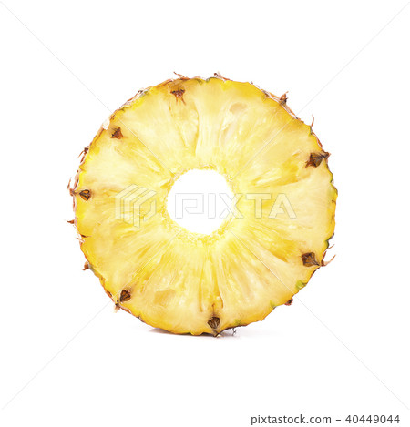 pineapple with slices isolated Clipping Path pineapple with slices isolated Clipping Path 40449044