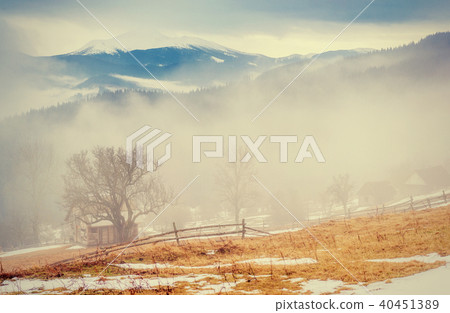 the last days of winter in the mountains Ukraine the last days of winter in the mountains Ukraine 40451389