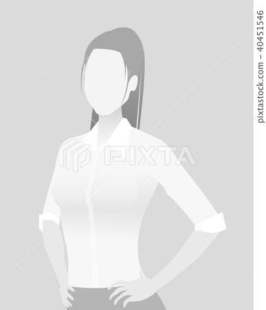 Default placeholder businesswoman half-length por 40451546