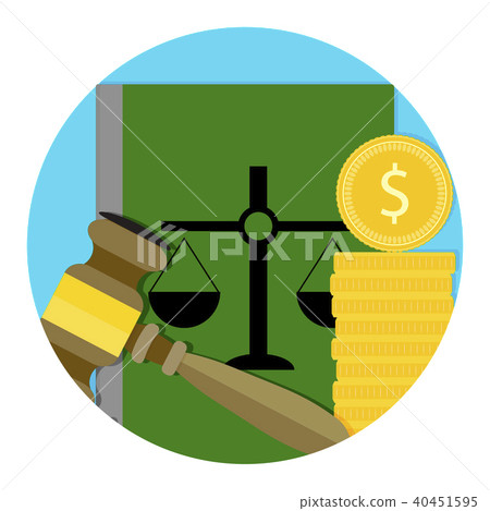 Legal consultation fee icon 40451595