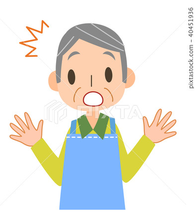 圍裙的老人 圍裙的老人 40451936