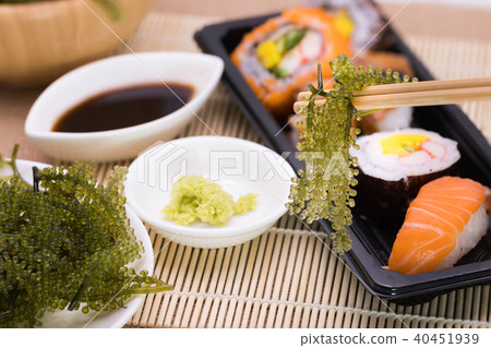 Fresh Sea Grapes (Caulerpa Lentillifera) , Fresh Sea Grapes (Caulerpa Lentillifera) , 40451939