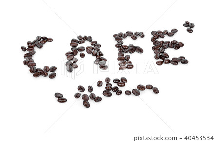 Coffee beans. Isolated on a white background. Coffee beans. Isolated on a white background. 40453534