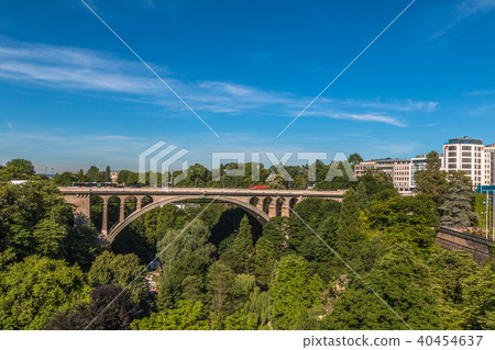 Adolf bridge in Luxembourg city 40454637