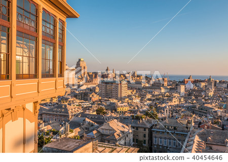 Sunset view of Genoa 40454646
