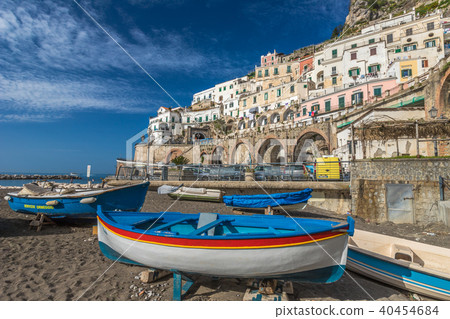Beach in Atrani Amalfi coast Italy 40454684