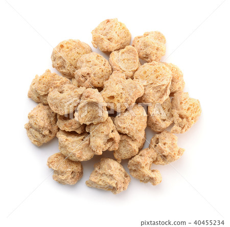 Top view of soya chunks 40455234
