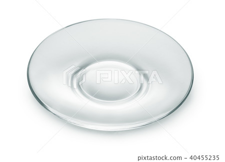 Empty glass saucer Empty glass saucer 40455235