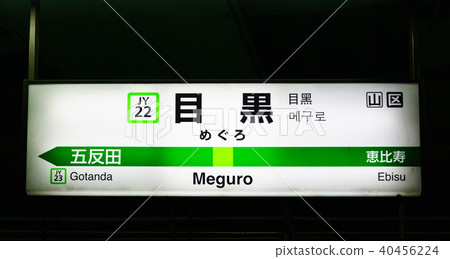 山手線名目標目黑站JY22內 40456224