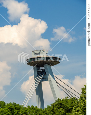 SNP Bridge in Bratislava, Slovvakia 40456788