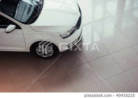 The headlights and the hood of a sports car The headlights and the hood of a sports car 40458228