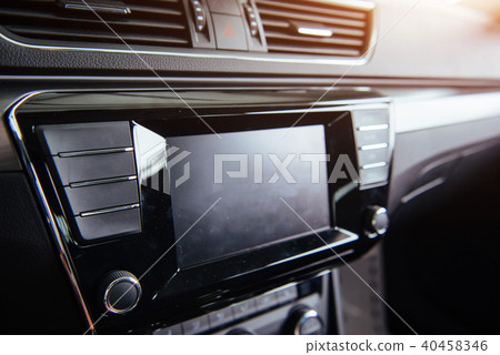 Car audio system front panel. 40458346