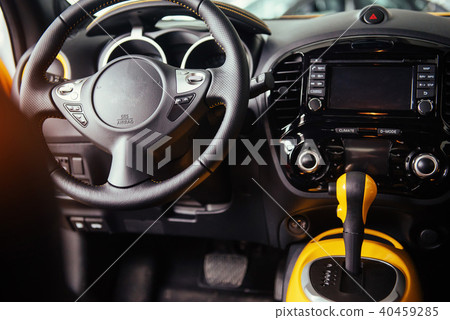 manual shift of modern car 40459285