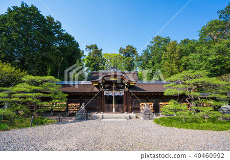 The main hall of Kyoto Umemiya Taisha 40460992