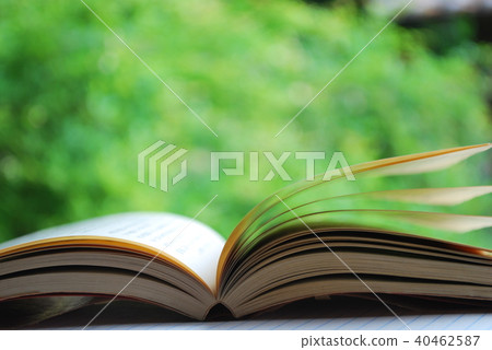 Fresh green and book 40462587