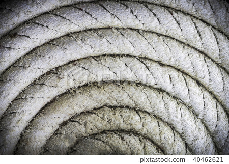 Circular spirally of old nautical rope background Circular spirally of old nautical rope background 40462621