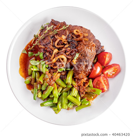 Roast beef isolated above 40463420