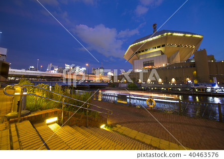 Kojimachi River Place evening view 40463576