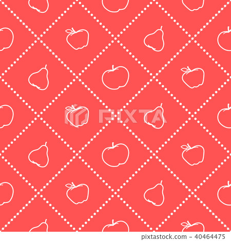 Apples and pears juicy fruit Seamless pattern. Apples and pears juicy fruit Seamless pattern. 40464475