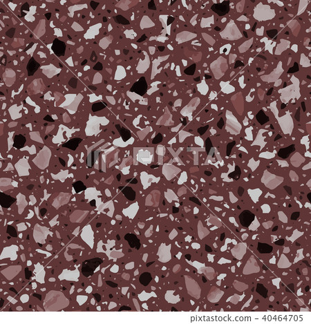 Terrazzo flooring seamless pattern in red colors Terrazzo flooring seamless pattern in red colors 40464705