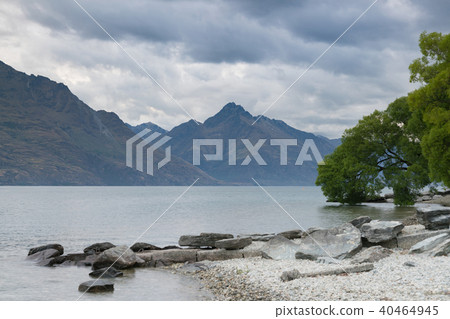 Wakatipu lake in Queenstown South Island Wakatipu lake in Queenstown South Island 40464945