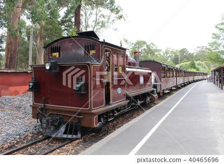 Puffy Billy Railway Steam Locomotive Australia Melbourne Puffy Billy Railway Steam Locomotive Australia Melbourne 40465696