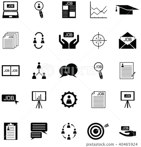 job icon set job icon set 40465924
