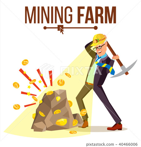 Mining Farm Vector. Mining Farm Vector. 40466006