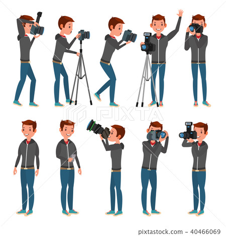 Photographer Vector. Photographer Vector. 40466069