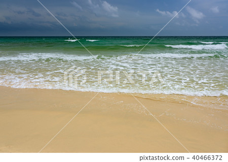 Lazy Beach on the Koh Rong Samloem tropical Island Lazy Beach on the Koh Rong Samloem tropical Island 40466372