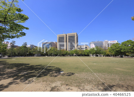 從中央公園看高松市政廳 40466525