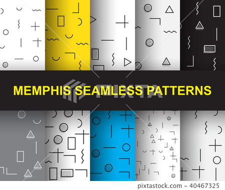 Memphis Seamless Pattern Memphis Seamless Pattern 40467325