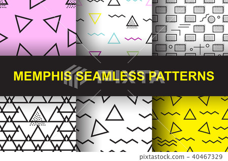 Memphis Seamless Pattern Memphis Seamless Pattern 40467329