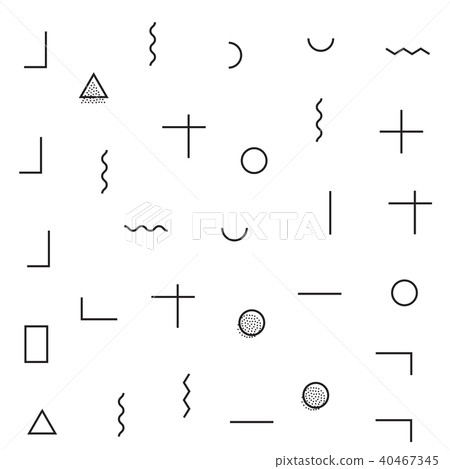 Memphis Seamless Pattern Memphis Seamless Pattern 40467345