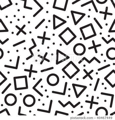 Memphis Seamless Pattern Memphis Seamless Pattern 40467449