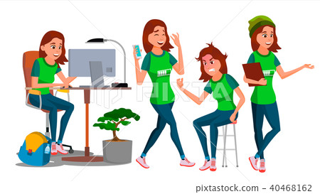 Business Woman Character Vector.  40468162