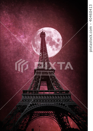 Eiffel Tower in Paris, France Eiffel Tower in Paris, France 40468413