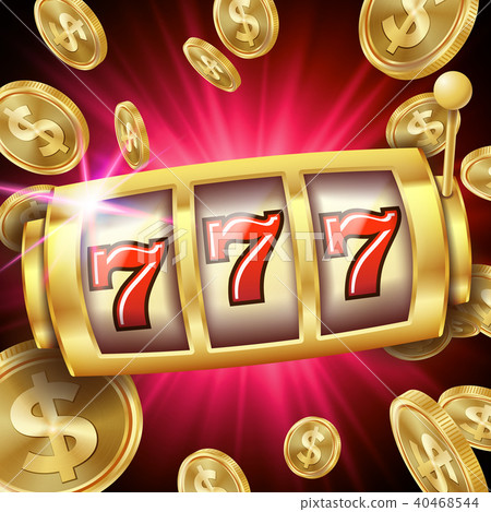 Slot Machine Banner Vector. Slot Machine Banner Vector. 40468544