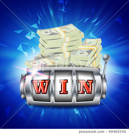 Slot Machine Banner Vector. Slot Machine Banner Vector. 40468548