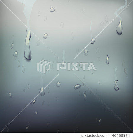 Wet Glass Vector. Wet Glass Vector. 40468574