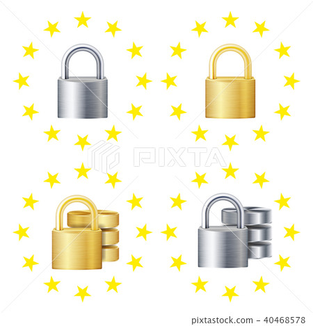 GDPR Sign Set Vector. GDPR Sign Set Vector. 40468578