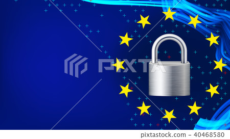 GDPR Background Vector.  40468580