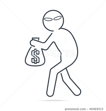 Beware pickpocket sign 40469415